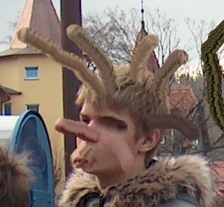 Kasper med lang næse